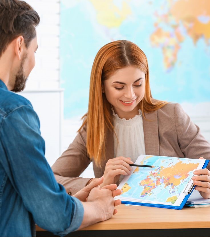 Travel agent providing general travel assistance, including bookings, itinerary planning, and customer support