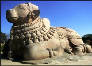 The Giant Nandi Statue at Lepakshi